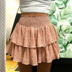 FOREVER 21 floral skirt